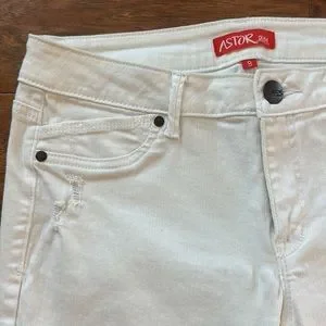 Astor Denim Jeans White Astor Denim Distressed Jeans Poshmark